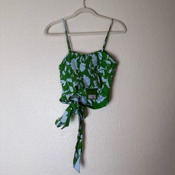 Women's Classic Rose Linen Ruched Linen Tank Top Kate Spade NY x Target - Picture 14 of 16